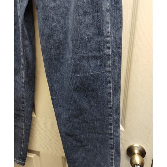 Lee NWT Women's Size 14 Short Relaxed Side Elastic High Rise Tapered Leg Jeans - Picture 4 of 8